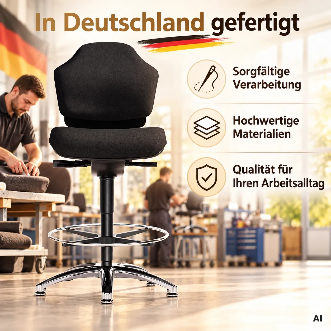 Earth H - Feng Shui Hoch- & Counterstuhl