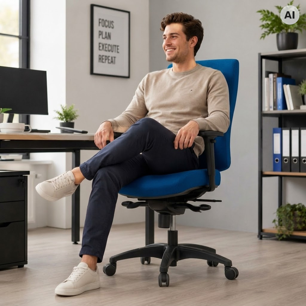 MyChair M - Ergonomischer Profi Home Office Bürostuhl